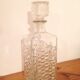 Carafe à whisky vintage en verre
