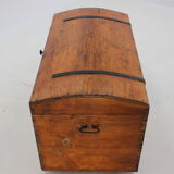 Antique wooden chest czechoslovakia