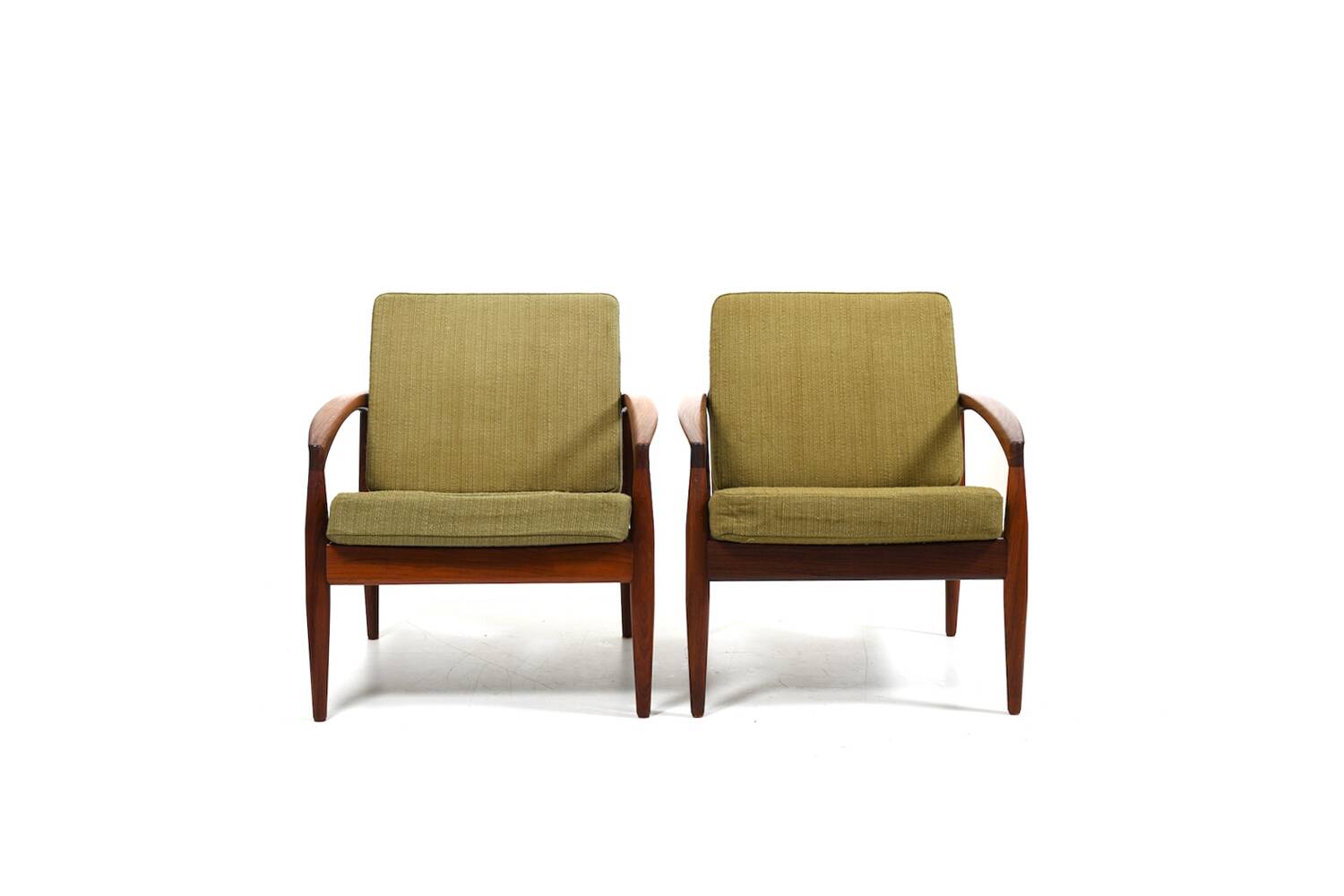 Pair of Kai Kristiansen 'Paper Knife' Easychairs 1960s