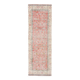 3x9 Vintage All-Over Floral Red Turkish Runner Rug, 92x286Cm