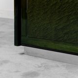 Vintage modern vintage 70s green wooden sideboard