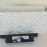 Wall lamp Arlus brass prespex 1950/1960 vintage