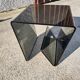 Table basse porte livres en verre 1970