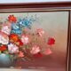 Oil on canvas bouquet of flowers signed Charles Édouard