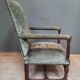 Louis XIII armchair partly upholstered from the 17th sawcum
