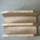 Travertine magazine holder, italy 1970