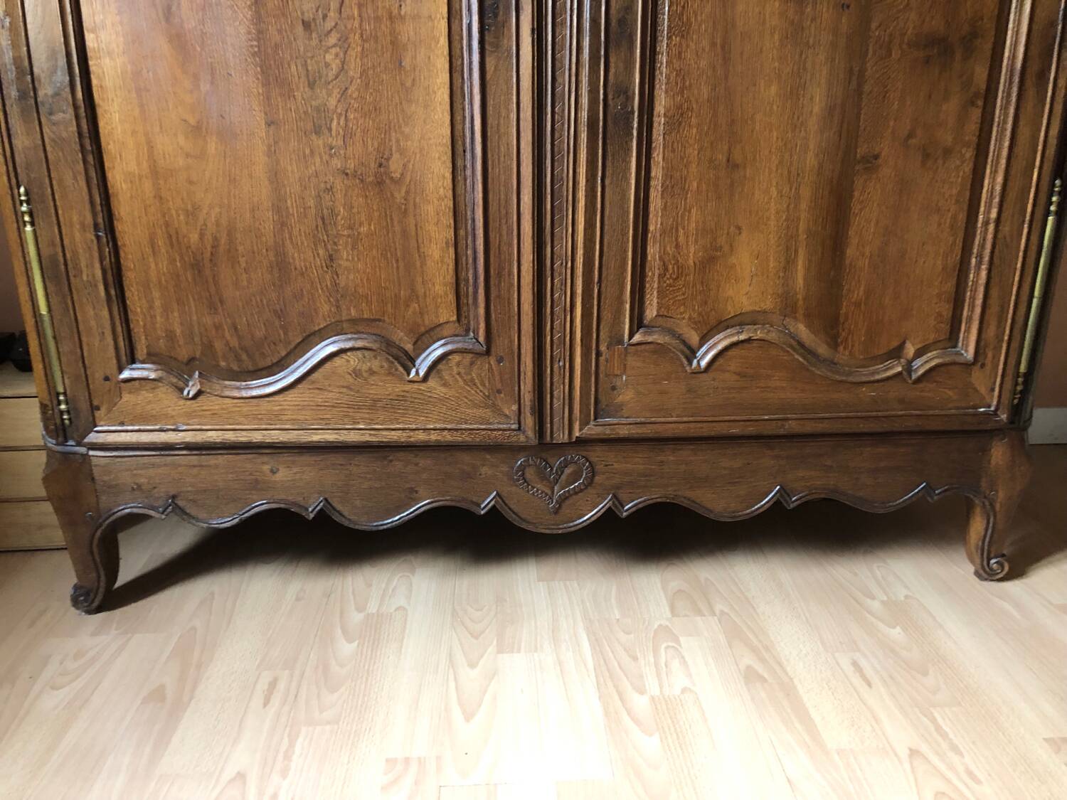 Solid oak wedding wardrobe