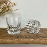 4 vintage whiskey glasses