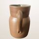 Set of 3 matte stoneware jugs
