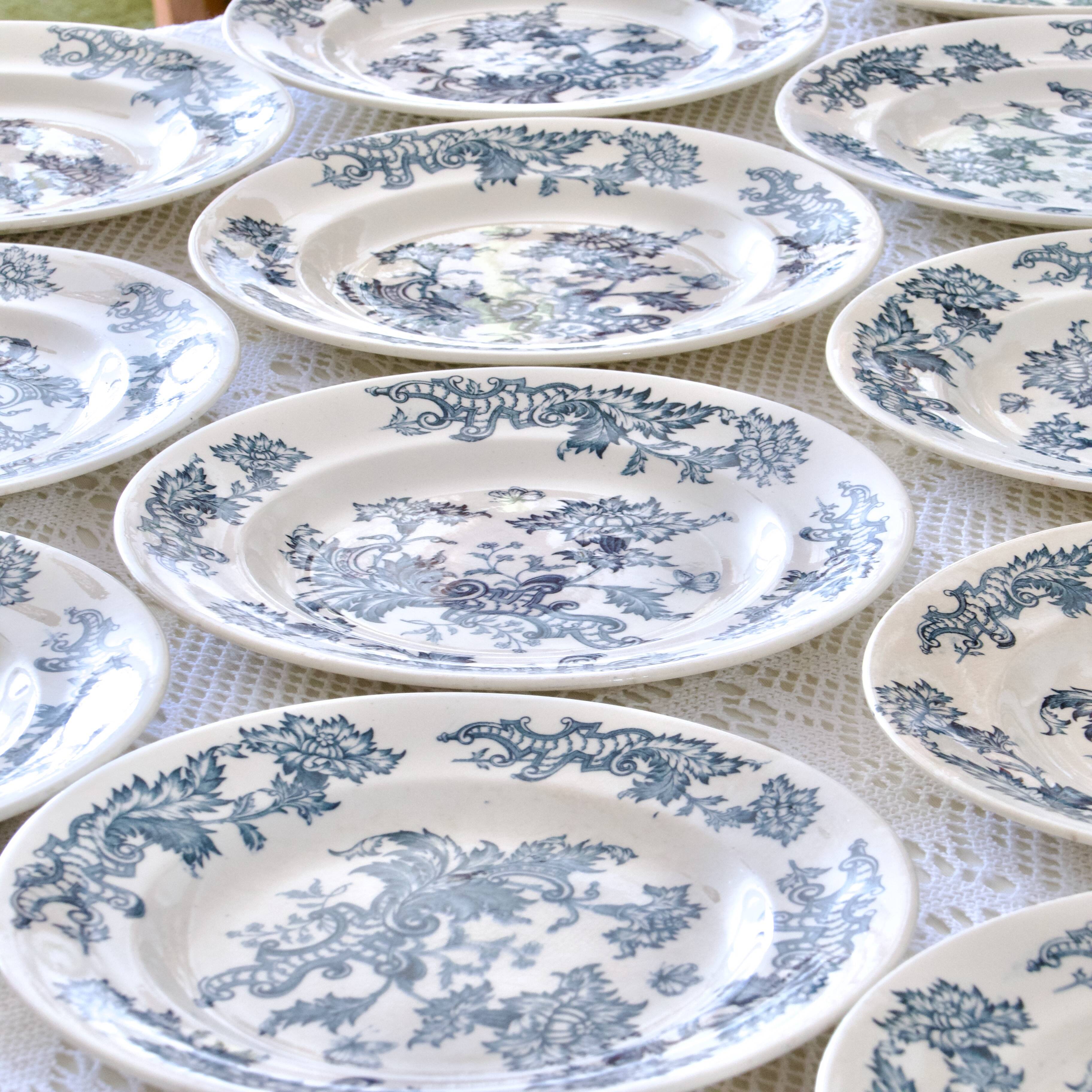 19th century flat plates iron land Longwy "Fismes"