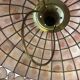 Vintage pink capiz shell chandelier/pendant lighting