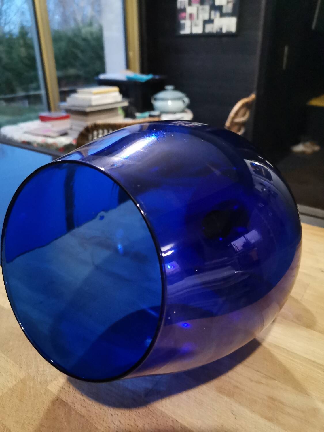 Grand vase bleu