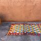 Tapis Marocain Boucherouite coloré - 107 x 191 cm