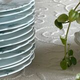 12 Haviland Limoges dessert plates.