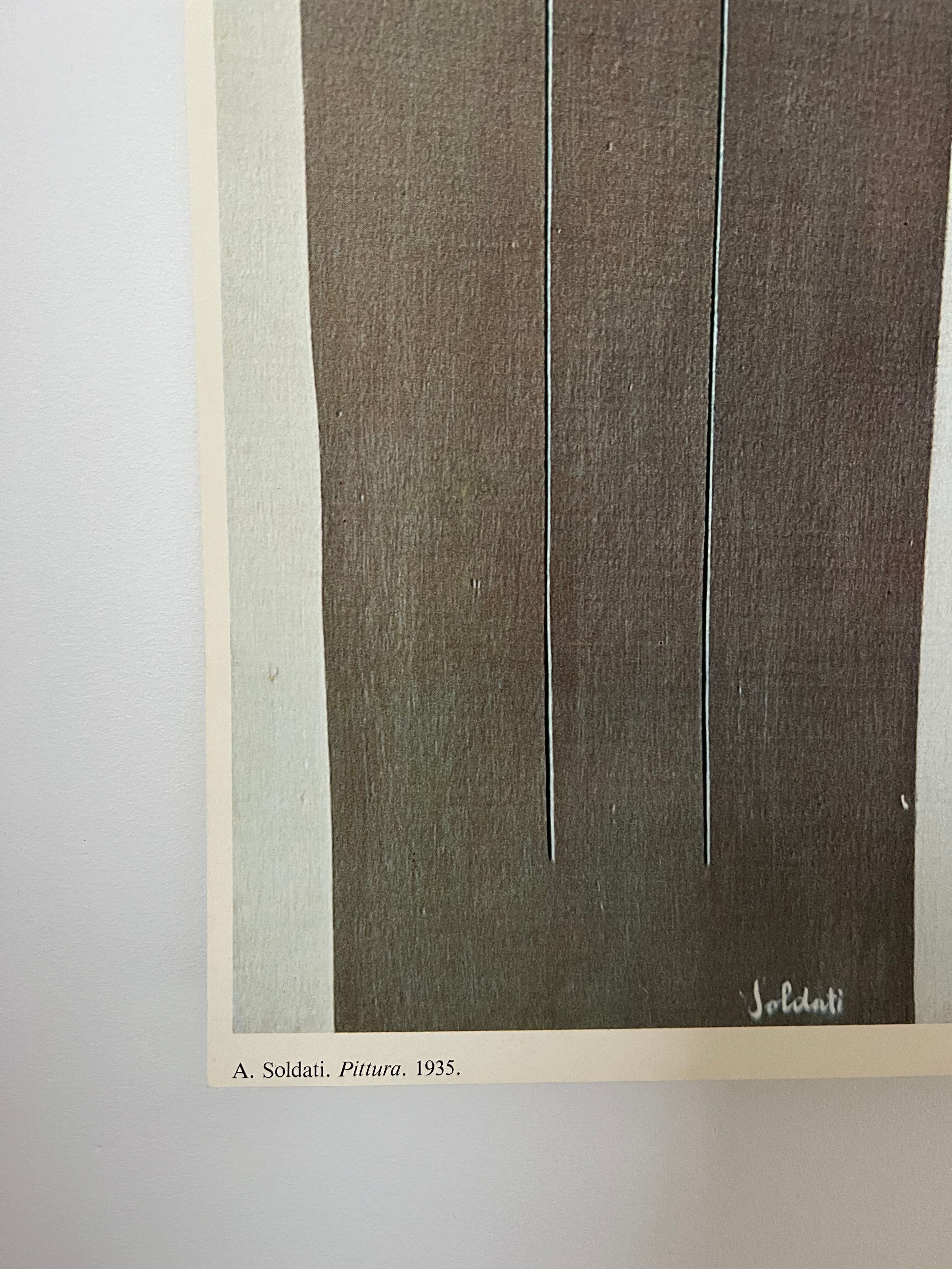 Vintage abstract art poster