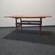 Table basse danoise réglable en teck, Kai Kristiansen