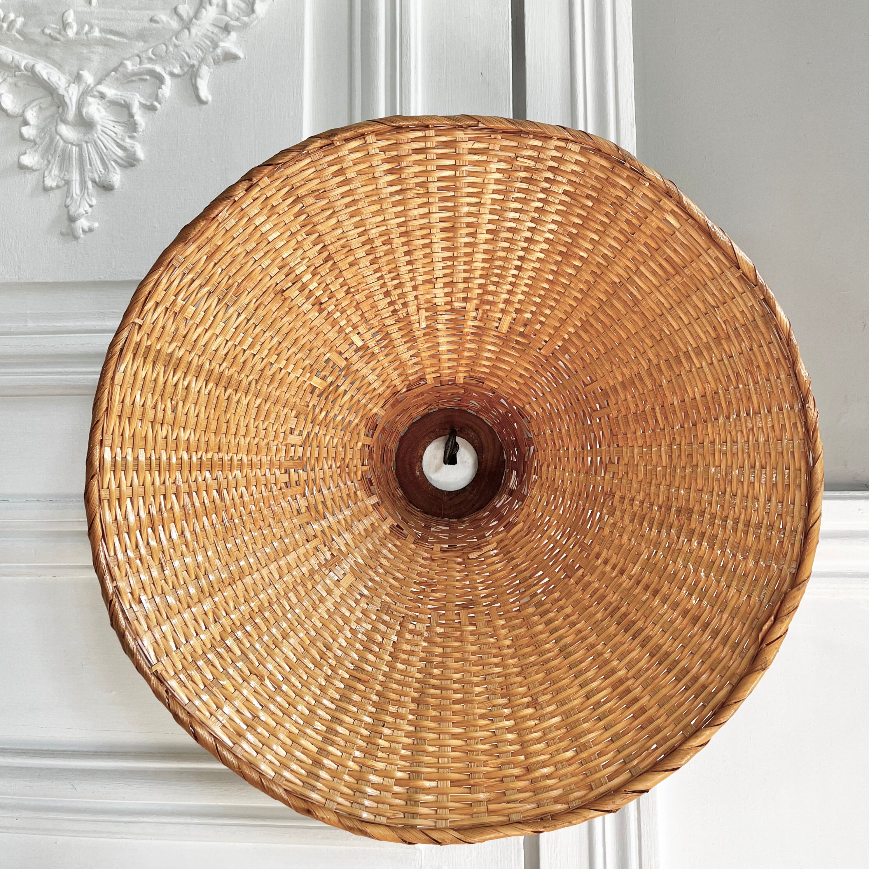 Suspension in woven wicker 70s