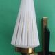 Antique gold two-light wall light