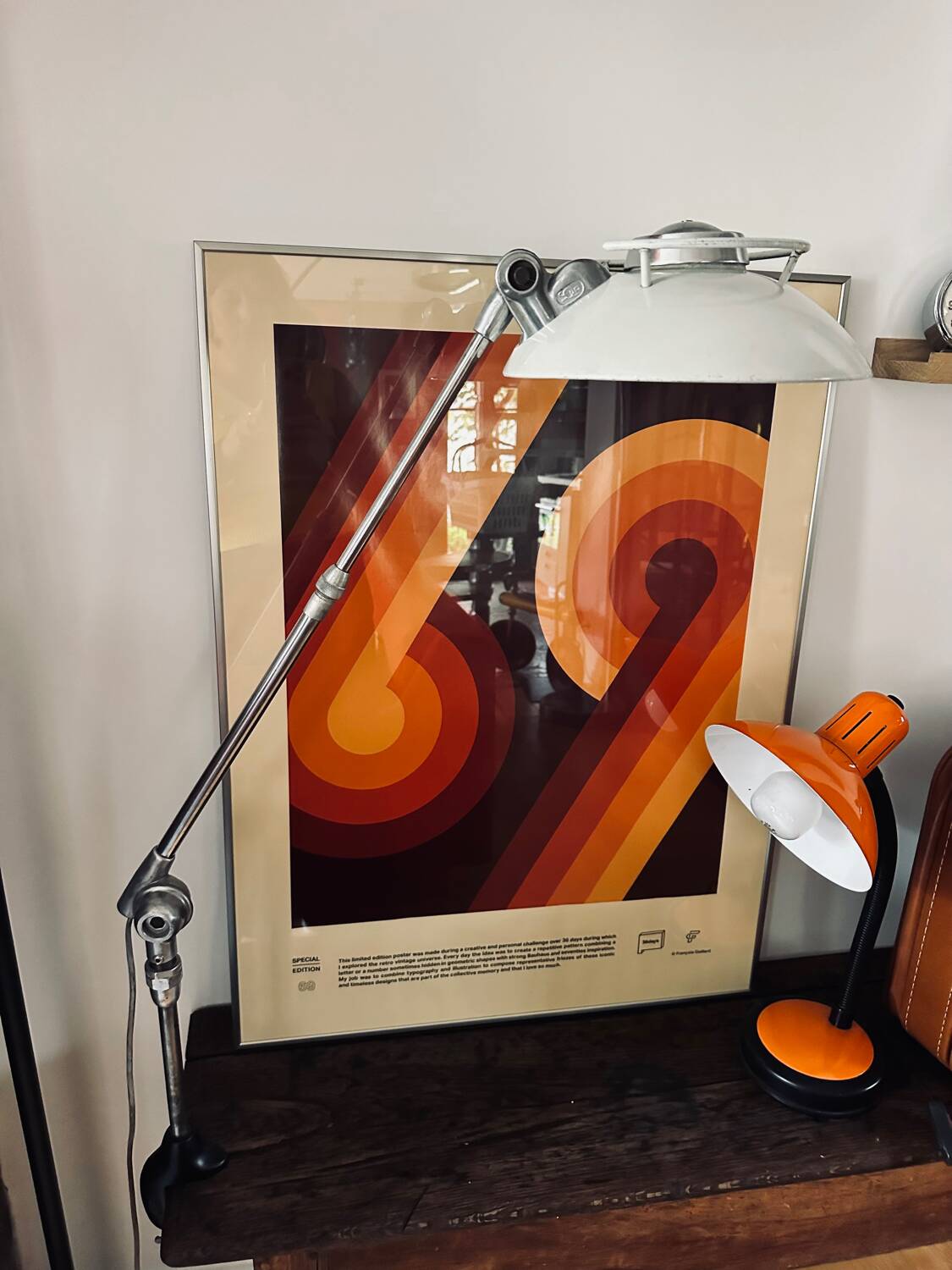 Vintage architect lamp
