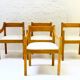 4 dining chairs "Carimate" by Vico Magistretti for Cassina,