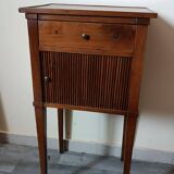 Table de chevet à rouleau de style directoire ancienne, début du 19e siècle