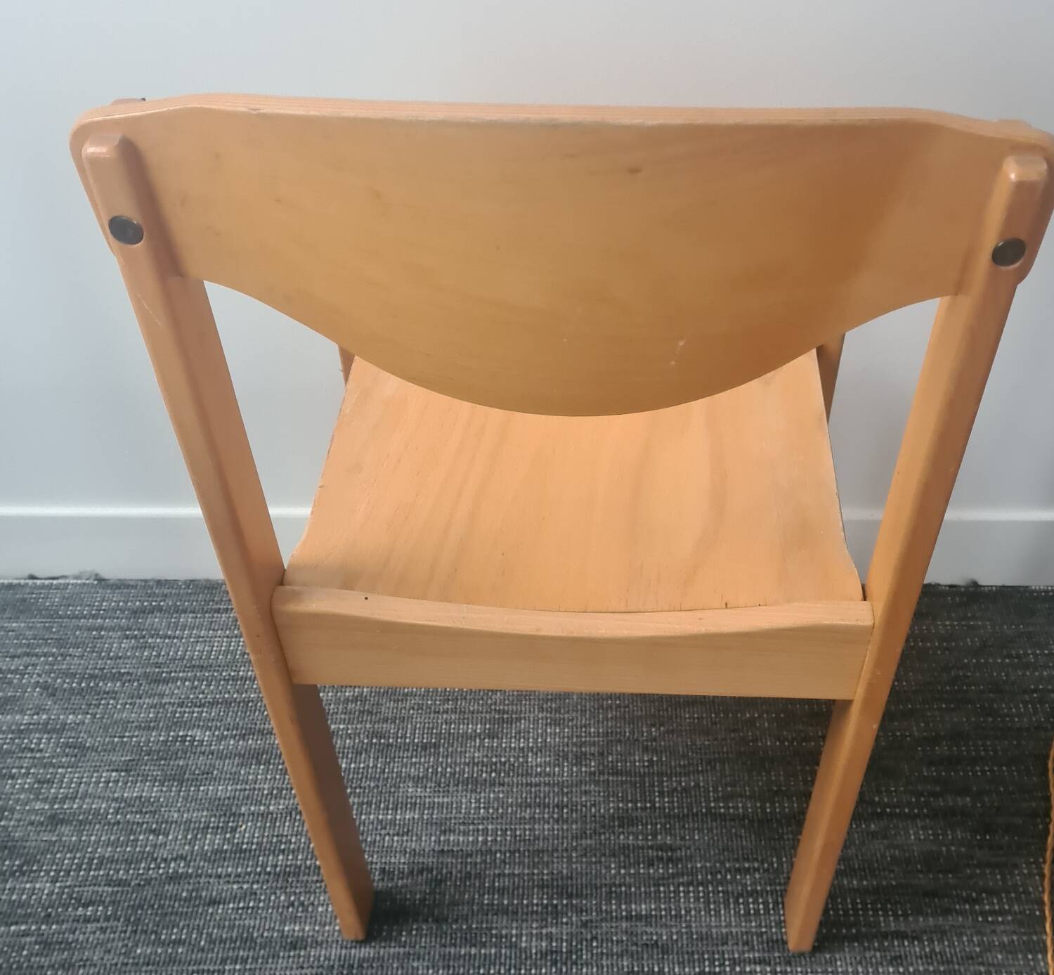 Beech chair: Roland Rainer style