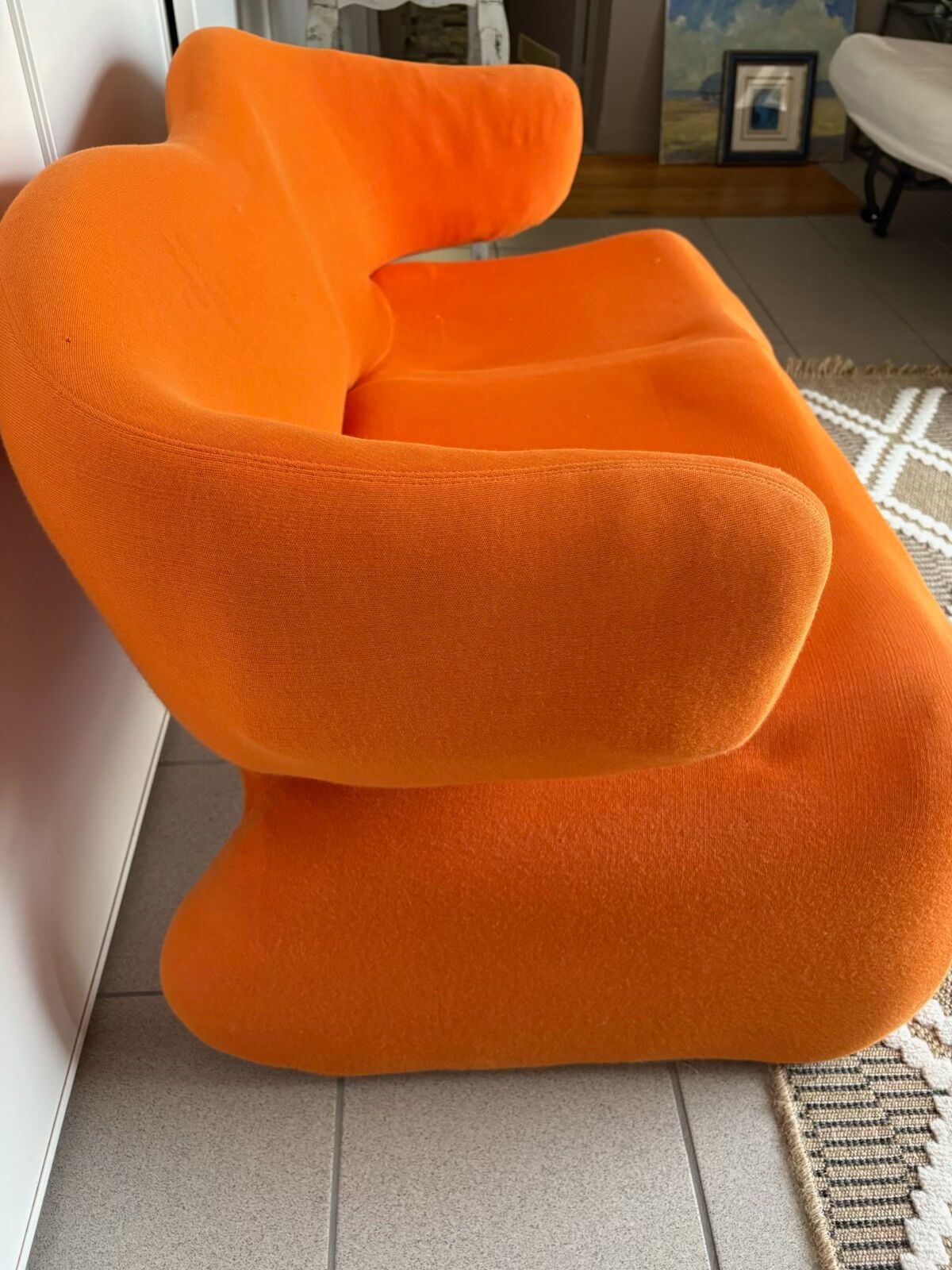 Rare canapé Djinn Olivier Mourgue vintage fabrics