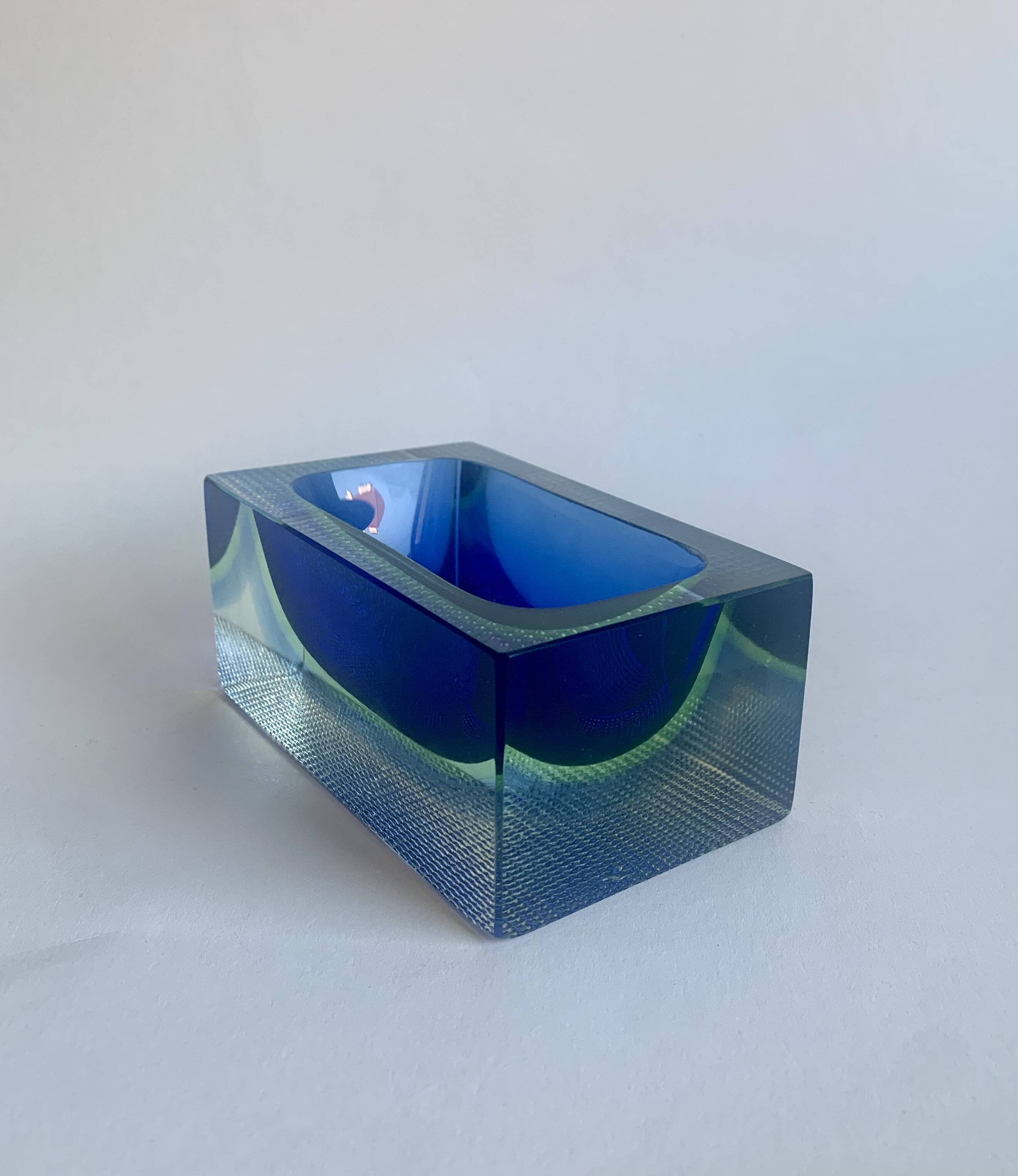 Murano Ashtray by Flavio Poli  1980s