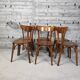 Set of 6 bistro chairs
