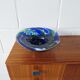 colorful glass art bowl