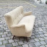 Canapé sofa Club Wing EGG chair organic annéee 50