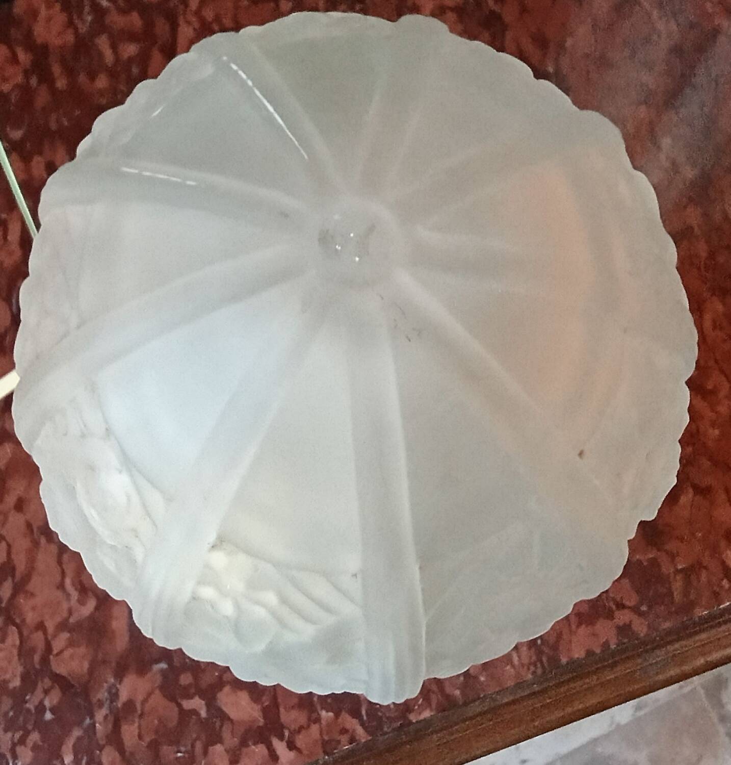 Globe suspension art deco table lamp