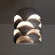 Aluminum pendant lamp by Sven Ivar Dysthe for Sonnico 1960