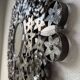 Vintage Mexican metal large mirror
