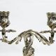 Pair of Christofle candlesticks 19th century – Trianon model silver-plated bronze