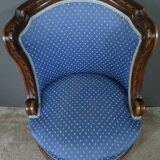 Louis XVI Style Beech Swivel Harpist Chair – Early 20th Century
