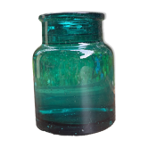 Vintage blown glass pot