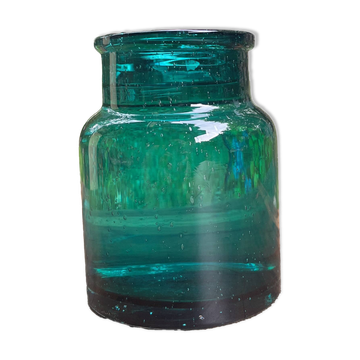 Vintage blown glass pot