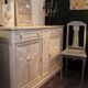 Oak buffet massive white lead