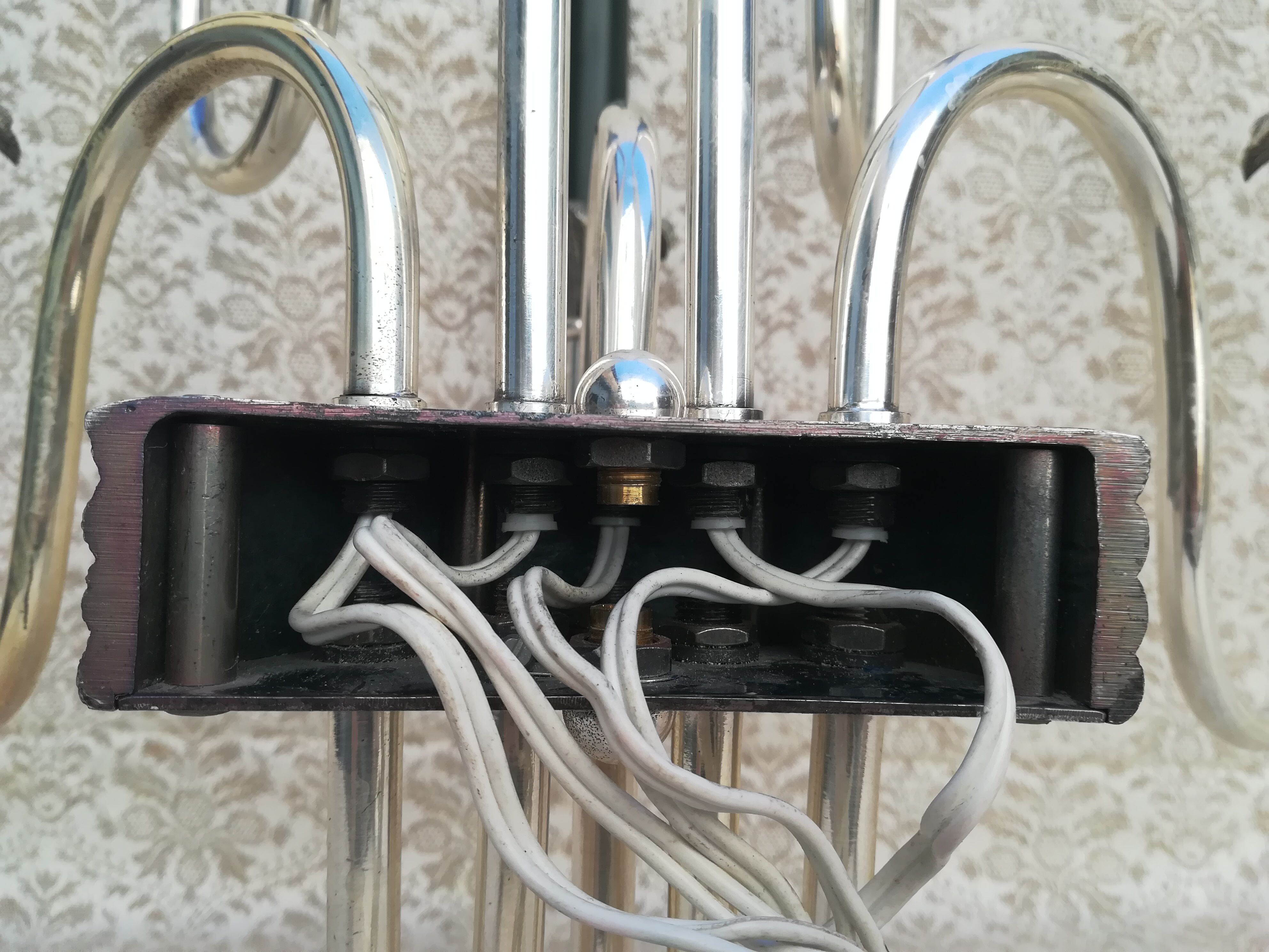 Silver bronze appliques