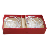 Crystal salt and pepper shaker set