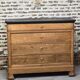19th-century oak commode