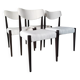 Chaises scandinaves blanches