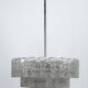 Vintage Italian chandelier attributed to Vistosi, Italy 1960s.