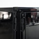 Vintage Italian Black wardrobe by Gianfranco Frattini for Molteni, 1970s