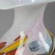 Vintage 1990s willingen handmade / mouth-blown art glass vase.