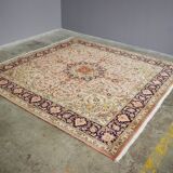 Fine Hand-knotted Tabriz Persian rug with fringes, Middle East, 2000s