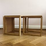 Danish pull out tables by Kai Kristiansen for Vildbjerg Møbelfabrik