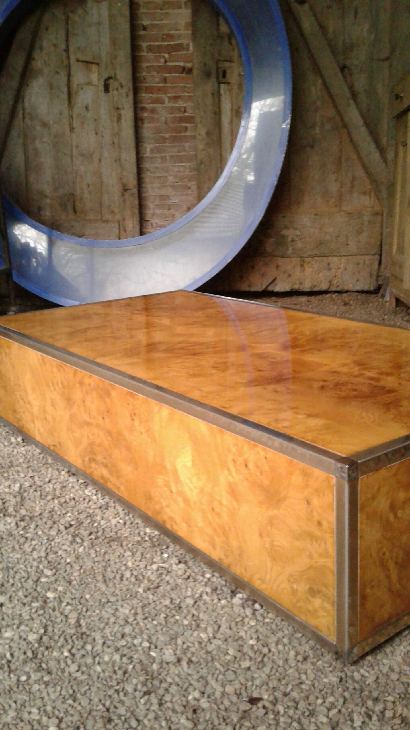 Coffee table Magnifier to Elm, 1970.