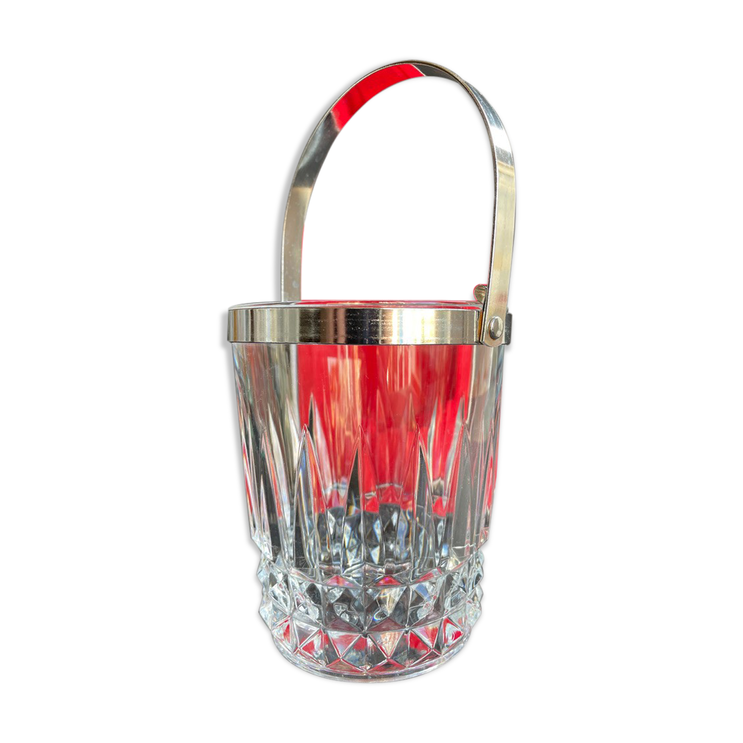 Cristal d'Arques - Ice bucket (1) - Villandry model - Crystal, + 24% Pbo guaranteed -